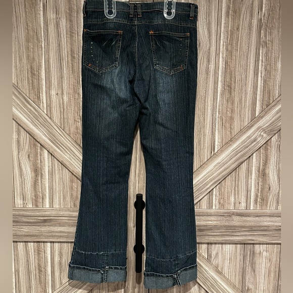 Dark Wash Bootcut Mid-rise Jeans - Picture 8 of 8